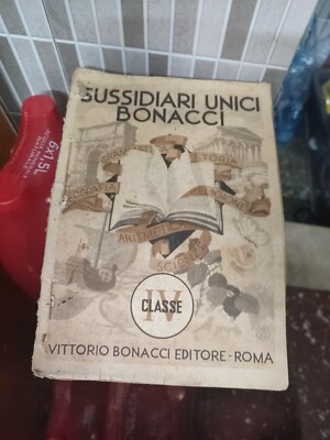 Einzigartige Tochtergesellschaften Bonacci Vierte Klasse Bonacci Verlag Rom 1950