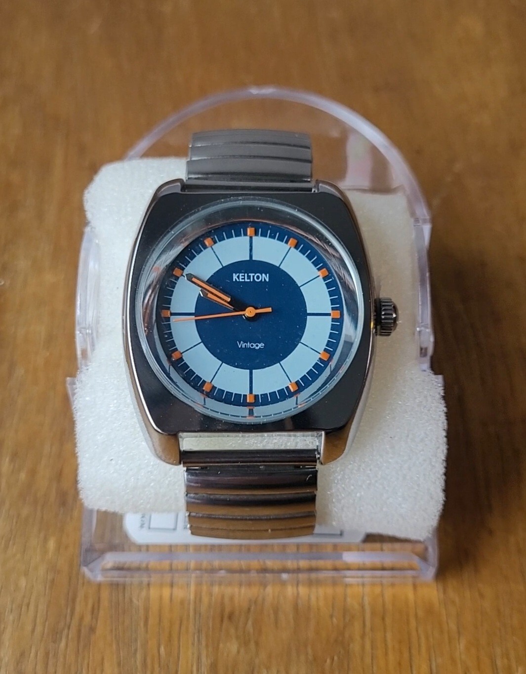Montre Vintage Kelton Homme d'Exception en Acier Inoxydable