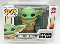 Grogu Baby Yoda Funko Pop! Star Wars #584 Mandalorian Figur Disney