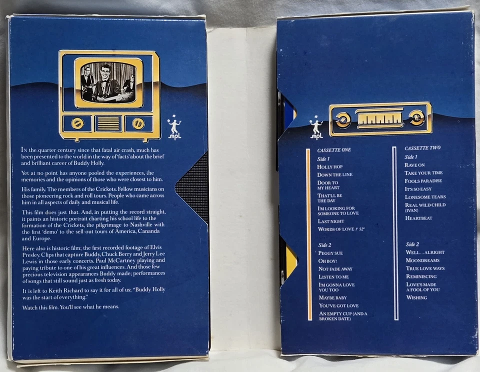 The Real Buddy Holly Story on Cassette Tape x 2 + VHS - Image 4 of 4