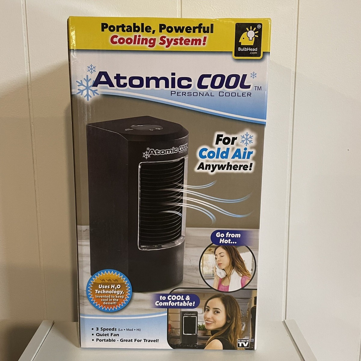 New Atomic Cool Portable Compact Personal Space Cooler Air