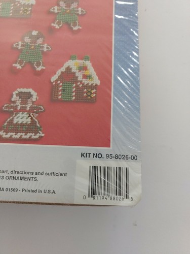 Christmas Ornaments Gingerbread Kit Good Shepherd #95-8026-00 Makes 13 Canvas - Picture 3 of 3