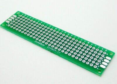 5 pcs 2x8 cm Prototype Double-Side PCB 2x8 Panel Universal Board #E10