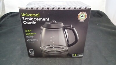 12 cup glass carafe with ergonomic handle RCOF12AQ, RCOF12RR