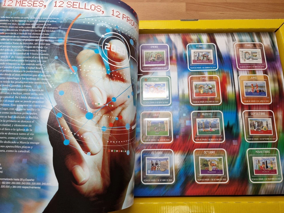 LIBRO DE CORREOS VALORES EN EL TIEMPO SELLOS ESPAÑA Y ANDORRA AÑO 2020 EXCELENTE - Imagen 2 de 4