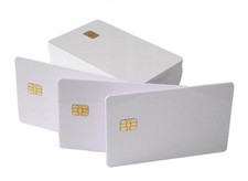 200pcs ISO PVC IC With SLE4442 Chip Blank Smart Card Contact IC Card Safety Whit