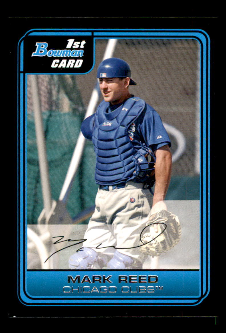 Mark Reed Goals 2006 Baseball Bowman Mark Reed Chicago Cubs #B86 Prospect | eBay