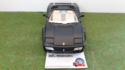 Ferrari 512 TR Testarossa 1991 Cabriolet Noir – 1/18 MIRA – Miniature Collection
