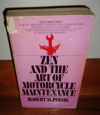 ZEN & THE ART OF MOTORCYCLE MAINTENANCE-Inquiry into Values-ROBERT PIRSIG-Ex!