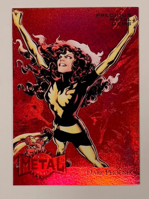 2015 Marvel Fleer Retro PMG Metal Red #09 #9 DARK PHOENIX #99/100😍😍😍VHTF *