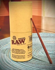 50 Count RAW Cones: King Size Classic Pre-Rolled With RAW Wood Poking Tool!