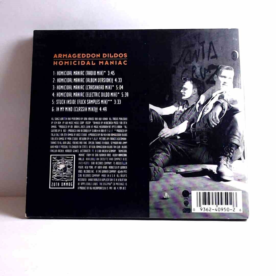 Armageddon Dildos – Homicidal Maniac (CD, US, 1993, Sire) AR371 | eBay