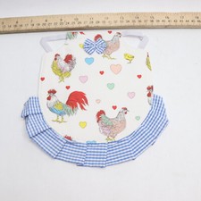 My Favorite Chicken Hen Saddle Single Strap Apron Jacket Standard Size Blue