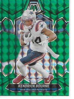 2024 Mosaic Football Mosaic Green Kendrick Bourne Patriots