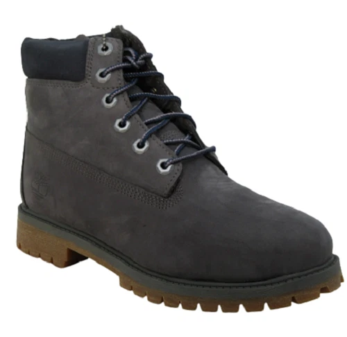 Timberland junior 6 inch premium waterproof shop boot grey