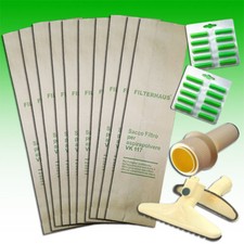 SACCHETTI FOLLETTO VK 116 VK 117 20pz + PROFUMI + BOCCHETTONE + SPAZZOLA