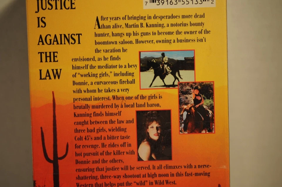 Hard Bounty, Matt McCoy, Kelly LeBrock, sealed tape, Western VHS - Image 3 of 4