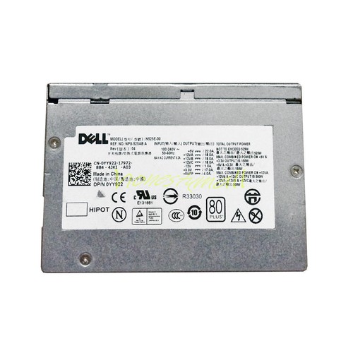 1PC Used N525E-00 YY922 Power Supply For DeLL 380 390 T3400 T410 525W