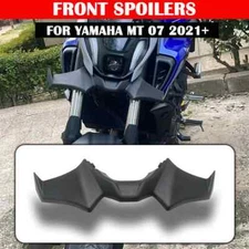 New Motorcycle Black Naked Front Downforce Spoiler Winglet Aerodynamic Wing Kit