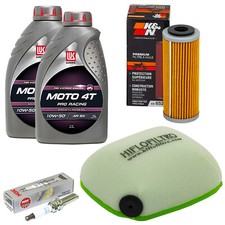 Set Wartung Öl Luftfilter Ölfilter Zündkerze für KTM SMR 450 ie Supermoto 21-22