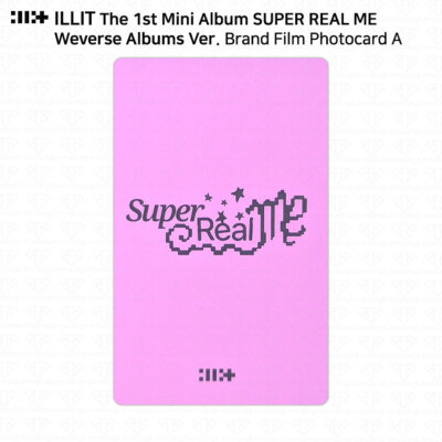 ILLIT The 1st Mini Album Super Real Me Weverse Albums Ver Official