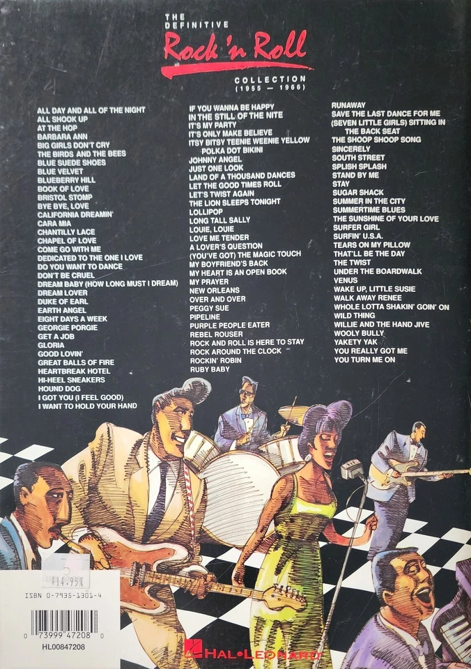 Clarinet The Definitive Rock N Roll Collection 1955 - 1966 Sheet Music Book - Image 4 of 4