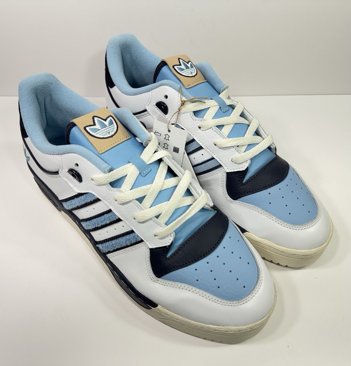 Adidas Originals Mens Size 13 Rivalry Low 86 White Blue Navy  display picture 2