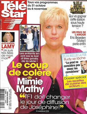 TELE STAR Nr.1726 31.10.2009 Mimie Mathy / Koh-Lanta / Alexandra Lamy / M.Jackson