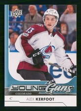 ALEX KERFOOT RC YOUNG GUNS 2017-18 UPPER DECK 17-18 NO 209       0549