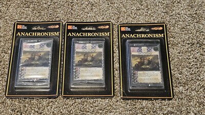 ANACHRONISM TRIKING THE HISTORY CHANNEL 3 SEALED PACKS new