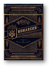 Monarch Black/Blue Playing Cards By Theory11