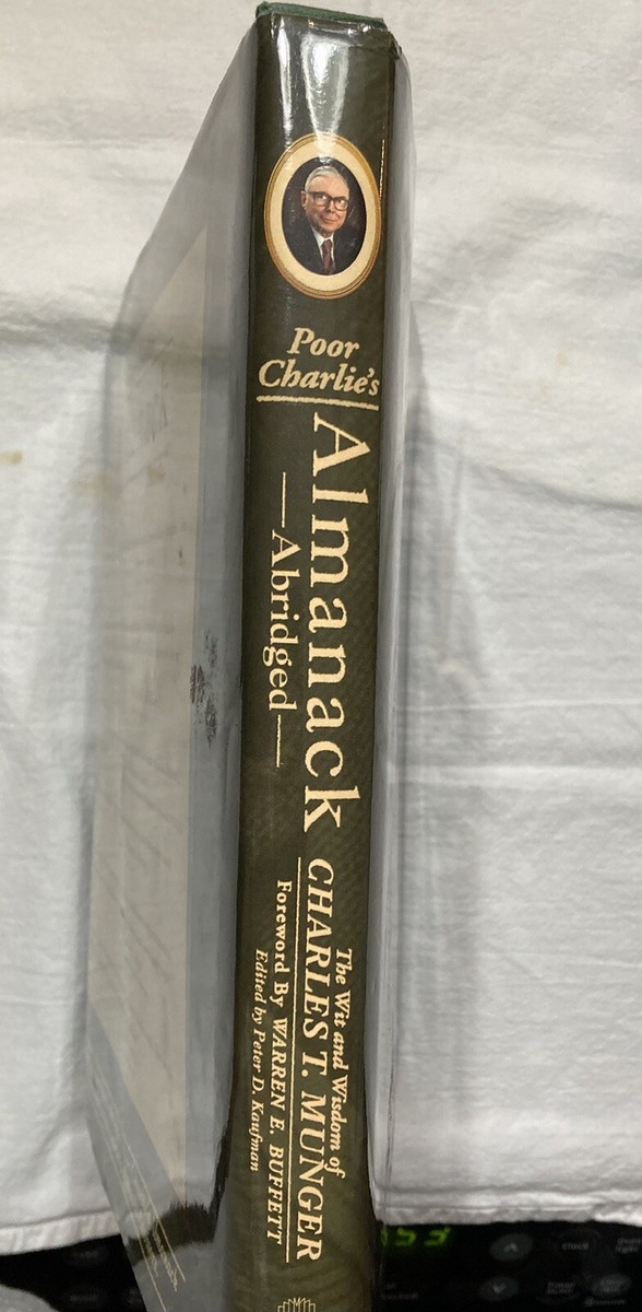 洋書 Poor Charlie's Almanack Charles Munger Poor Charlie's Almanack: The Wit and Wisdom of Charles T