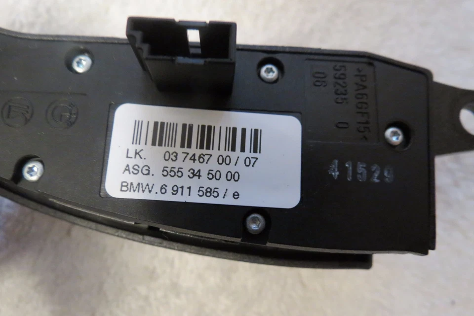 Interruptor de control de audio para teléfono volante BMW 750i 2006 2007 2008 1534 W Foto 4 de 4