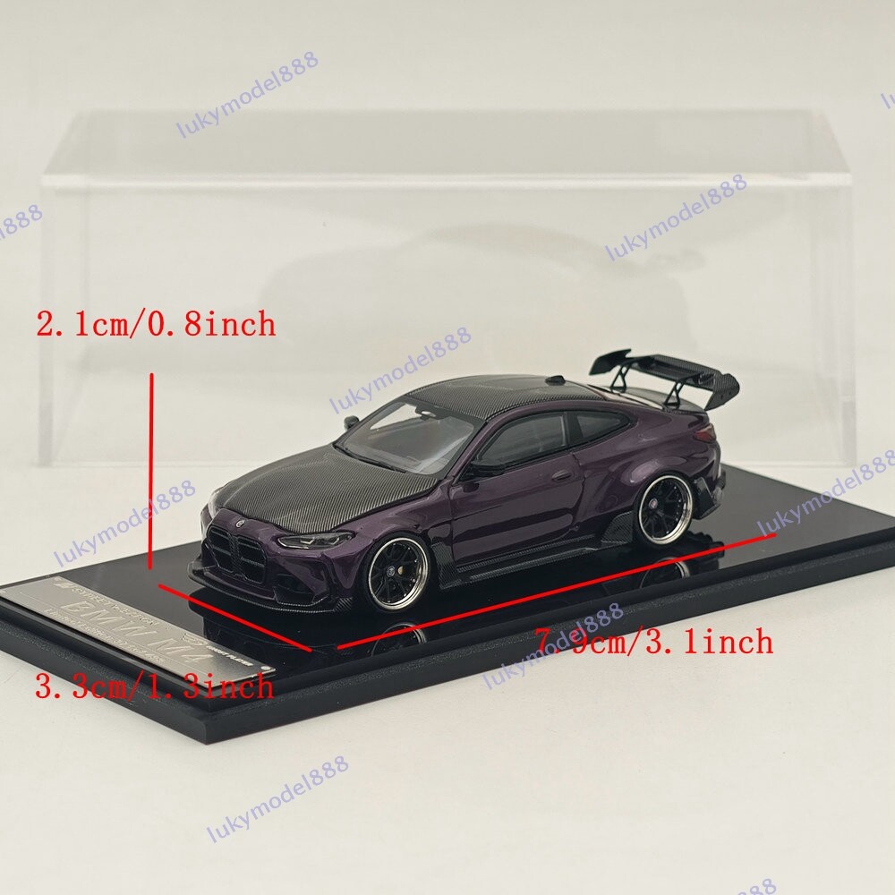 BMW M4 1/64ミニカー　パープル　リミテッドエディション111/499 BMW M4 1/64ミニカー パープル リミテッドエディション シリアル