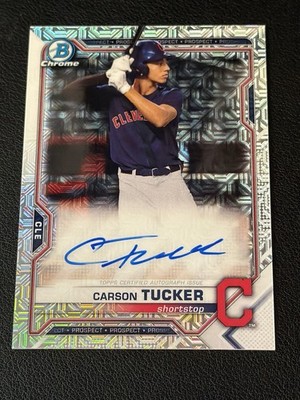 2021 Bowman Mega Box Chrome Mojo Auto Carson Tucker #BMA-CT Auto