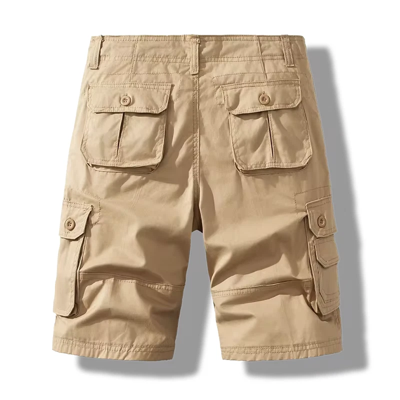Mens Casual Solid Cargo Shorts Multi Pockets Washed Lounge Size 30-40
Opens in a new window or tab
