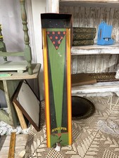 Baldwin King Pin Bowling Game Tin Litho Game Board Only Replacement Part Vintage