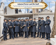 Civil War Admiral Porter and His Staff Art/795214386