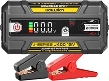 LOKITHOR J400 Jump Starter with ConnectMax Tech, 2000A 12V Battery Jumper Starte