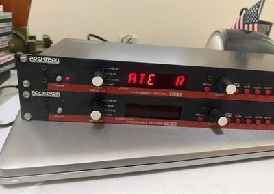 2x Vintage ROCKTRON PATCH MATE PROGRAMMABLE SWITCHER - Read