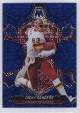 2024 Panini Mosaic No Huddle Blue Mosaic Prizm 29/75 Ricky Sanders #240 4g8