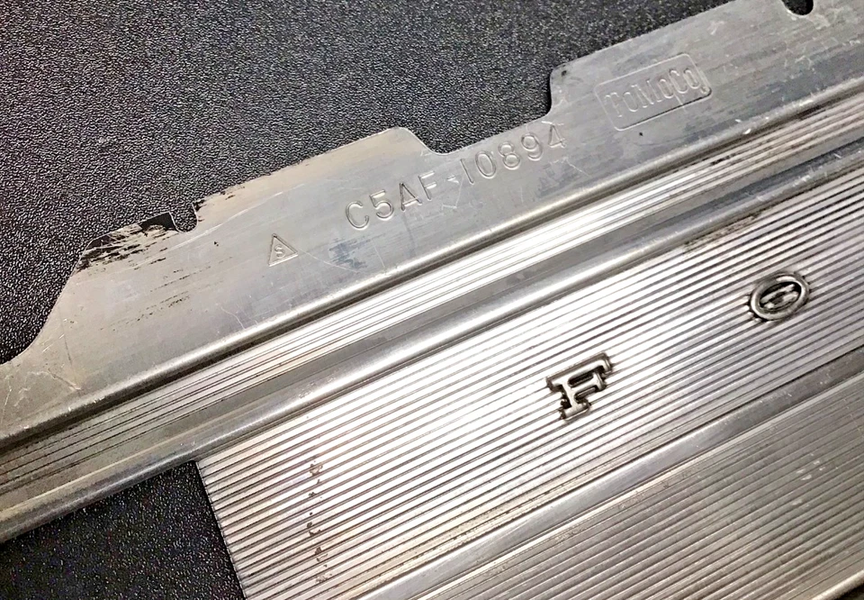 1965-66 Ford Galaxie painel cluster medidor de velocidade lente moldura frontal LTD 7 FABRICANTE DE EQUIPAMENTO ORIGINAL - Imagem 4 de 4