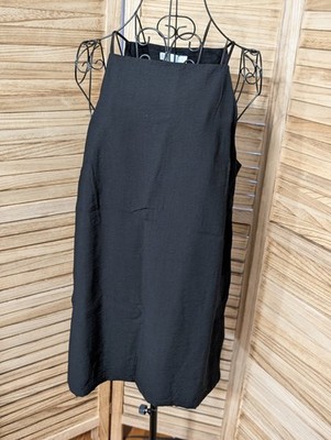 Primark Cares Womens Solid Black  Cami Tank Mini Dress Size 8