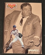 1992 Pinnacle The Idols Jackie Gleason David Cone Mets Baseball Card #590 VG