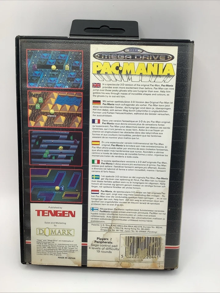 PAC-MANIA PACMANIA PACMAN PAC MAN SEGA MEGA, Missing Manual - Image 2 of 4