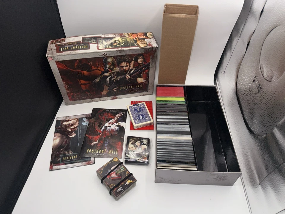 Resident Evil Deck Building Game Mercenaries Expansion ~500 Cards, TCG, PLZ READ - Image 4 of 4