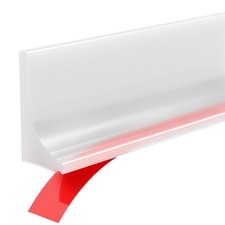 67" Shower Threshold Water Dam Silicone Shower Water Guard Collapsible Shower...