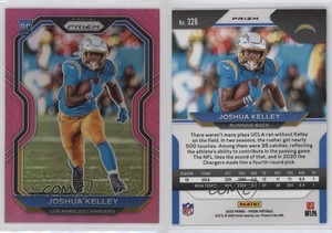 2020 Panini Prizm Rookie Pink Prizm Joshua Kelley #326 Rookie RC