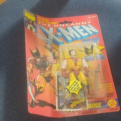 ToyBiz X-Men Wolverine Action Figure 1991 Uncanny Series Snap-Out Claws Mask