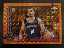 2025-26 Topps Chrome - Micah Peavy Rookie Orange Geometric Refractor(12/25)